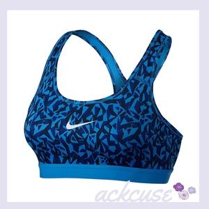 Nike Pro Dri-Fit Womens Sports Bra Racerback Logo
